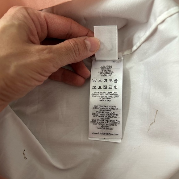 Victoria Beckham Pink Linear Pencil Skirt - Picture 8 of 12